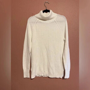 J.‎ Crew Mercantile Thermal waffle knit Turtle Neck Sweater medium